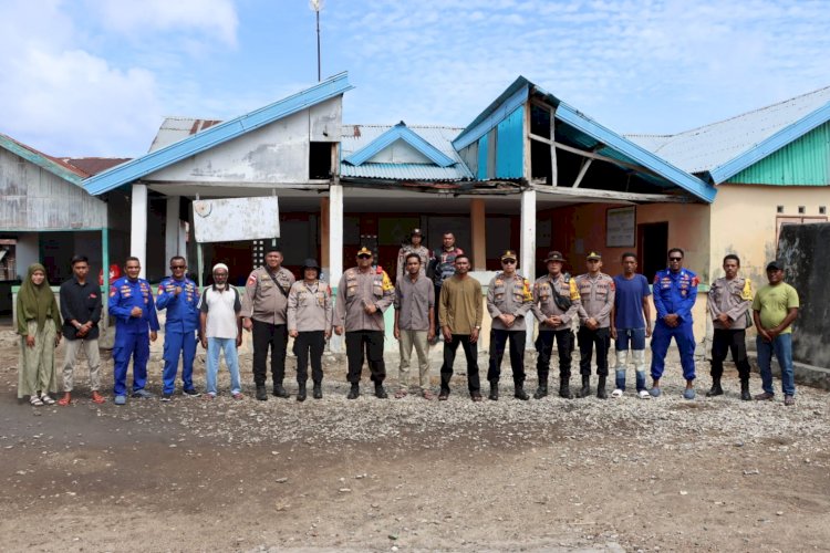 Kapolres Sikka Tinjau Langsung TPS di Pulau Sukun, Wilayah Hukum Polsek Alok