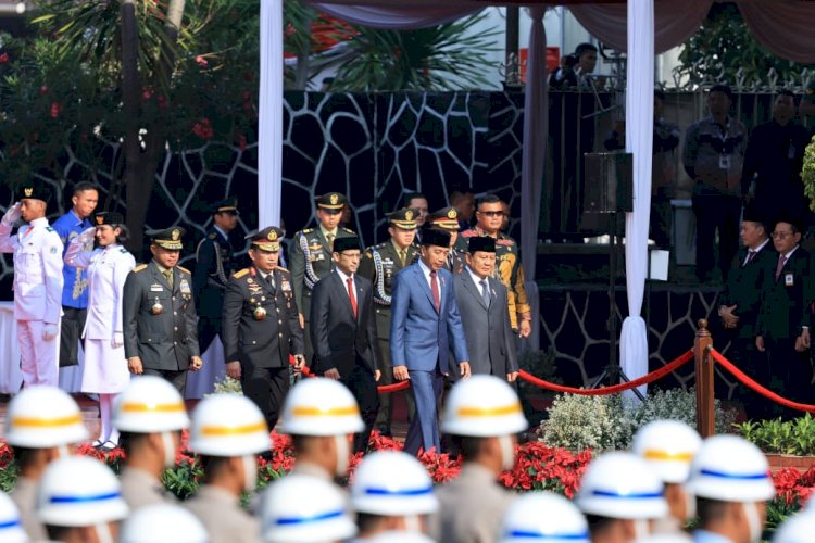 Presiden Jokowi Pimpin Upacara Hari Kesaktian Pancasila di Lubang Buaya, Kapolri Turut Mendampingi