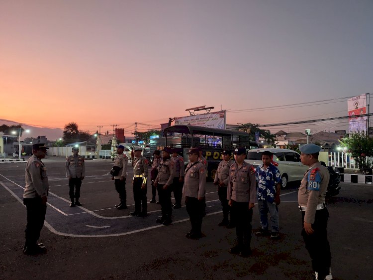 Pengamanan Kampanye Dialogis Pasangan Calon Gubernur di Sikka Berjalan Lancar