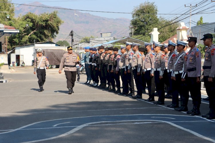 Polres Sikka Gelar Pasukan Operasi Zebra 2024: Dukung Suksesi Pelantikan Presiden dan Tingkatkan Tertib Lalu Lintas