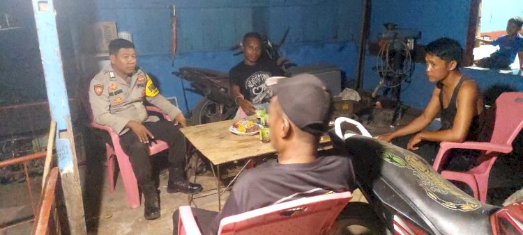 KEGIATAN PATROLI RUTIN OLEH PIKET JAGA POS POL NDETE POLSEK ALOK POLRES SIKKA.