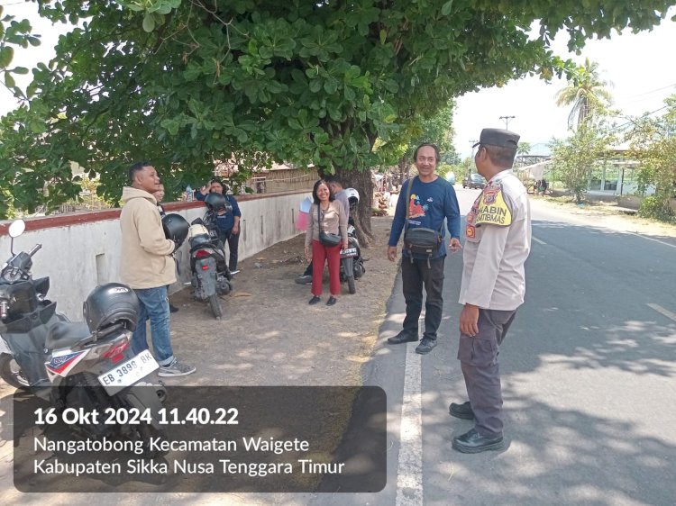 KEGIATAN PATROLI OLEH PIKET JAGA POLSEK WAIGETE - POLRES SIKKA.