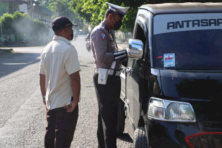 Sat Lantas Polres Sikka Gelar Operasi Zebra Turangga 2024