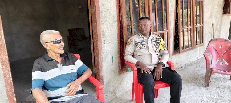 Bhabinkamtibmas Laksanakan Giat Patroli Sambang di Wilayah Hukumnya