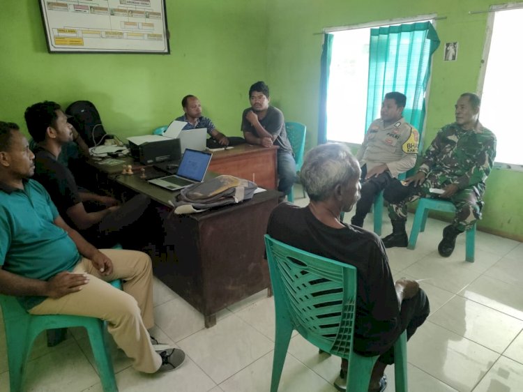 Bhabinkamtibmas Desa Parabubu Laksanakan Patroli Sambang, Jalin Sinergi Jelang Pilkada