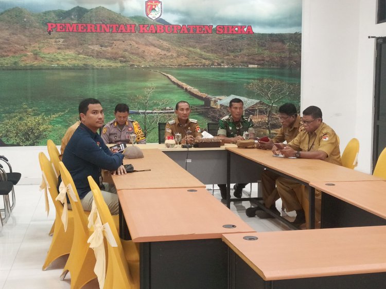 Rapat Koordinasi Pengendalian Inflasi Daerah T.A 2024 di Kabupaten Sikka Berjalan Lancar