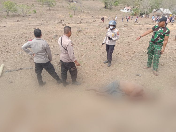 Penemuan Mayat di Dusun Watu Woga, Sikka: Petani Sayur Ditemukan Tewas dengan Luka di Leher