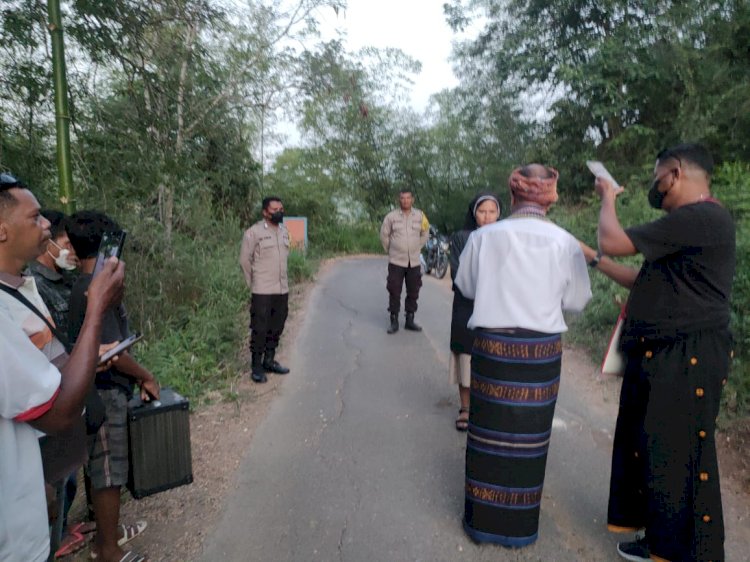 Polsek Paga Laksanakan Giat Penjemputan dan Pengawalan Yubilaris Suster Susiana PIJ