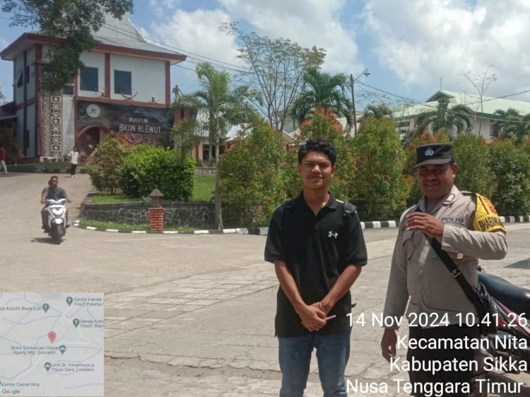 Kegiatan Patroli Rutin di wilayah Hukum Polsek Nita - Polres Sikka oleh Piket Jaga SPKT Regu III (Tiga)