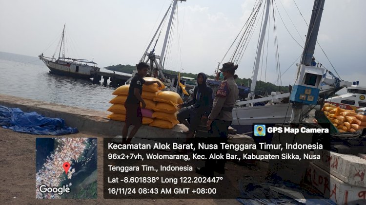 KEGIATAN PATROLI RUTIN OLEH PIKET POSPOL KPPP LAUT POLSEK ALOK POLRES SIKKA.