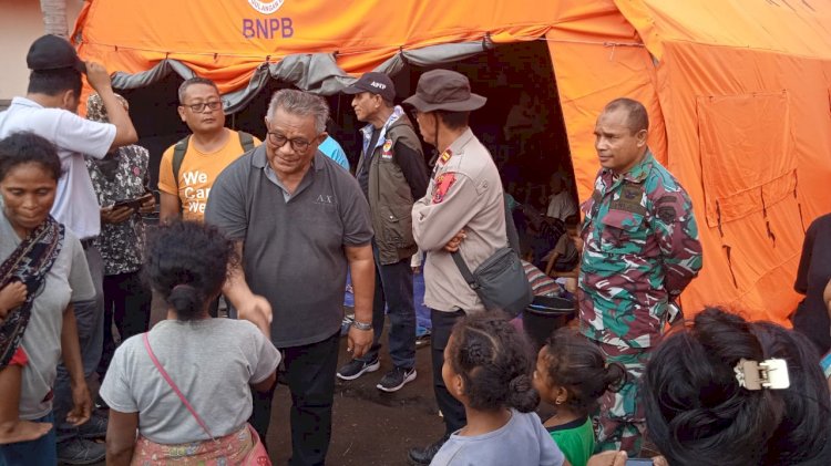 Dukungan Moril Uskup Maumere untuk Warga Terdampak Erupsi