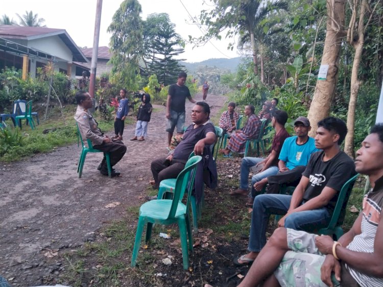 KASAT BINMAS POLRES SIKKA LAKSANAKAN HIMBAUAN DAN   PENGGALANGAN(COOLING SYSTEM)