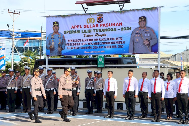 Apel Gelar Pasukan Operasi Lilin Turangga 2024, Polres Sikka Siap Amankan Nataru