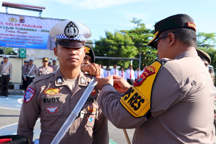 Apel Gelar Pasukan Operasi Lilin Turangga 2024, Polres Sikka Siap Amankan Nataru