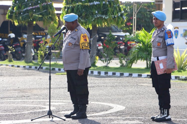 Propam Polres Sikka Lakukan Operasi GAKTIBPLIN Untuk Peningkatan Personil Disiplin