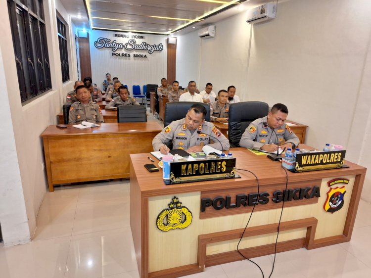 Irwasda Polda NTT Pimpin Zoom Meeting: Fokus Ketahanan Pangan dan Pemberantasan Judi Online