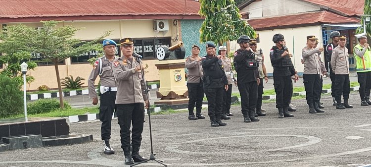 Pastikan Kondusivitas, Polres Sikka Kerahkan Personel Amankan Rapat Paripurna DPRD