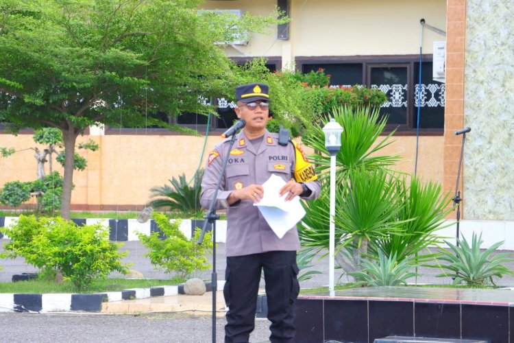 151 Personel Polres Sikka Dikerahkan untuk Mengamankan Konser Pesta Rakyat 