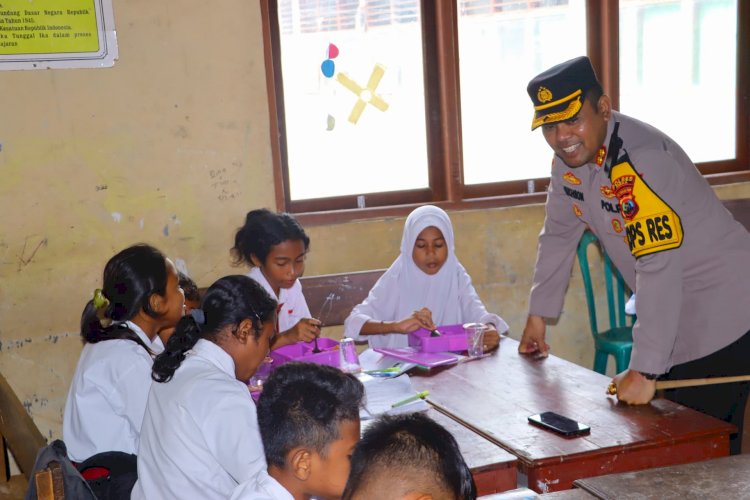 Kapolres Sikka Hadiri Launching Program Makan Bergizi Gratis (MBG) untuk Siswa di Wilayah Kabupaten Sikka