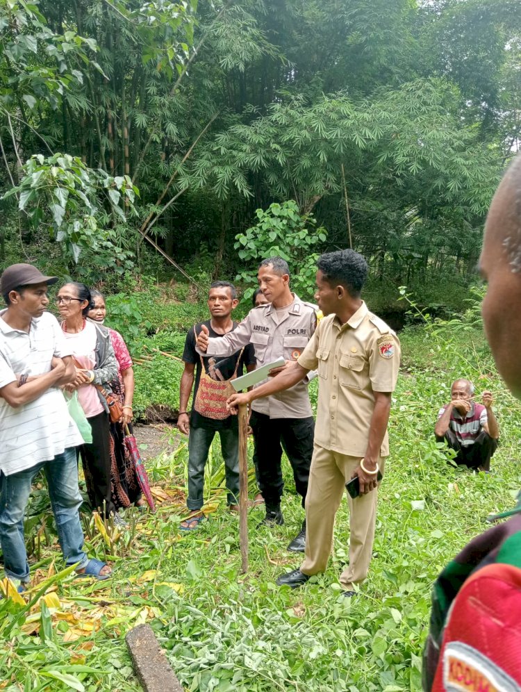 Penyelesaian Sengketa Tanah di Desa Umagera, Bhabinkamtibmas Fasilitasi Mediasi Hingga Kesepakatan