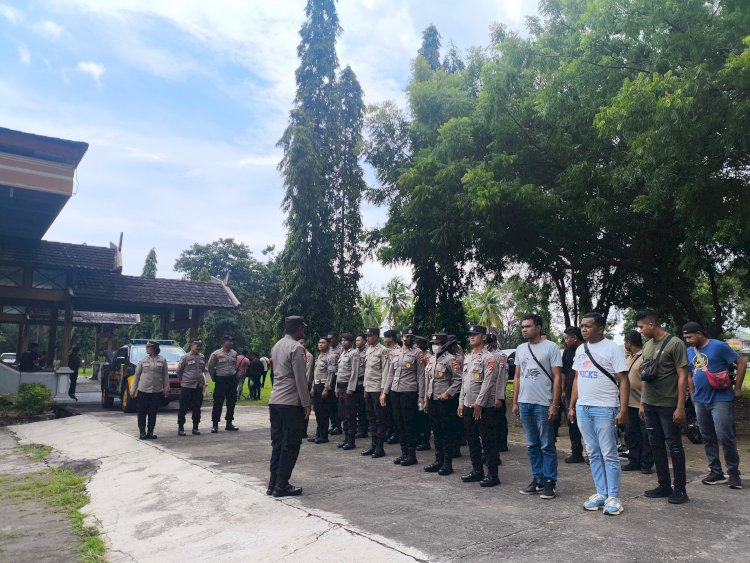 Polres Sikka Amankan Aksi Damai Ikatan Mahsiswa Muhammadya (IMM)