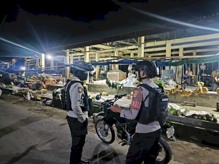 Polres Sikka dan Polsek Jajaran Gencarkan Patroli Rutin Cegah Kriminalitas