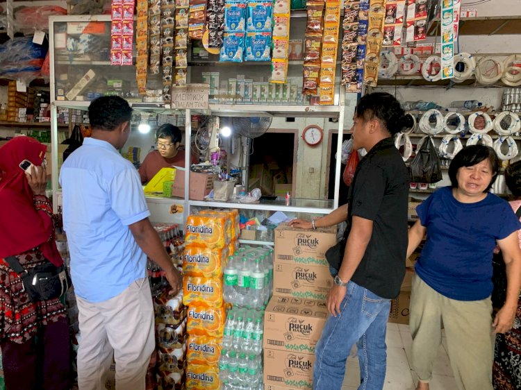 Polres Sikka Pastikan Stok dan Harga Bahan Pokok di Pasaran Tetap Stabil