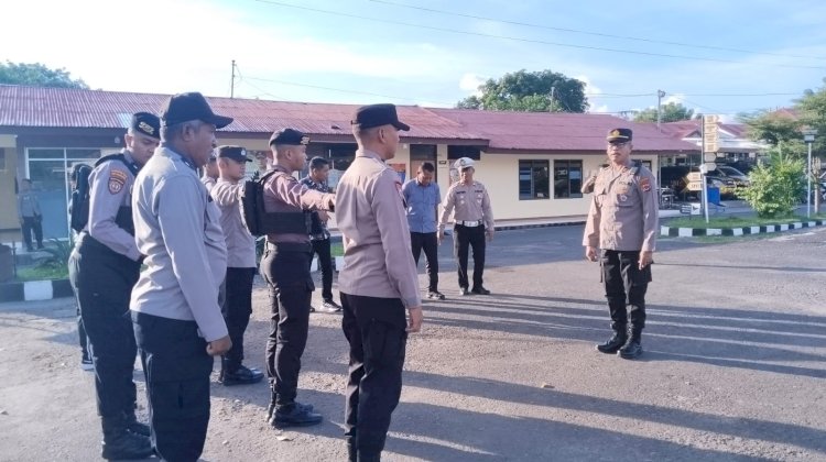 Polres Sikka Gelar Apel Persiapan Operasi Pekat Turangga 2025, Sasar Miras dan Sabung Ayam
