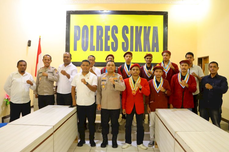 Sinergi Polri dan PMKRI: Bersama Mewujudkan Kabupaten Sikka Aman dan Berkeadilan