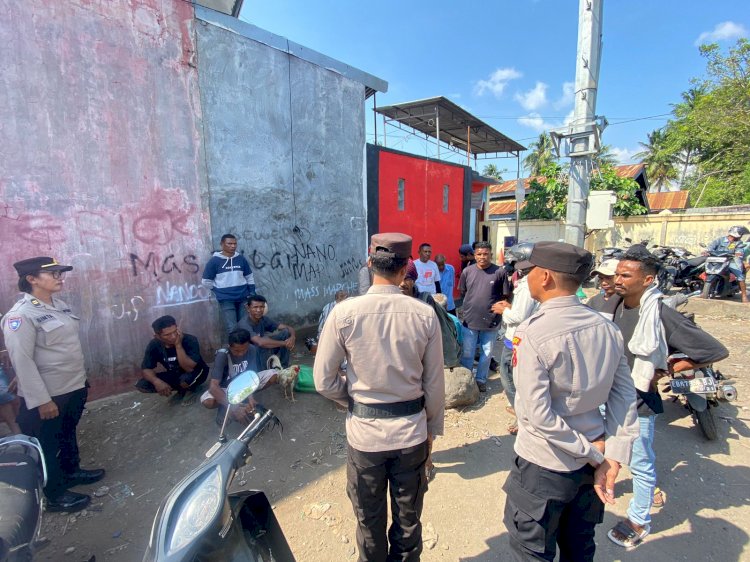 SAT BINMAS POLRES SIKKA LAKSANAKAN KEGIATAN PATROLI DAN HIMBAUAN KAMTIBMAS