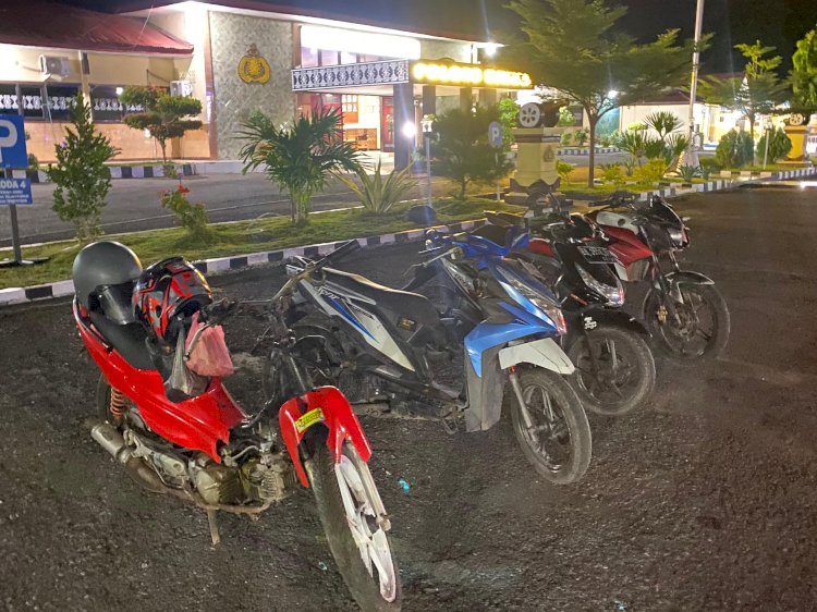 Operasi Pekat Turangga 2025 di Sikka: Empat Pasang Nonmuhrim Terjaring, Miras dan Motor Tanpa TNKB Diamankan
