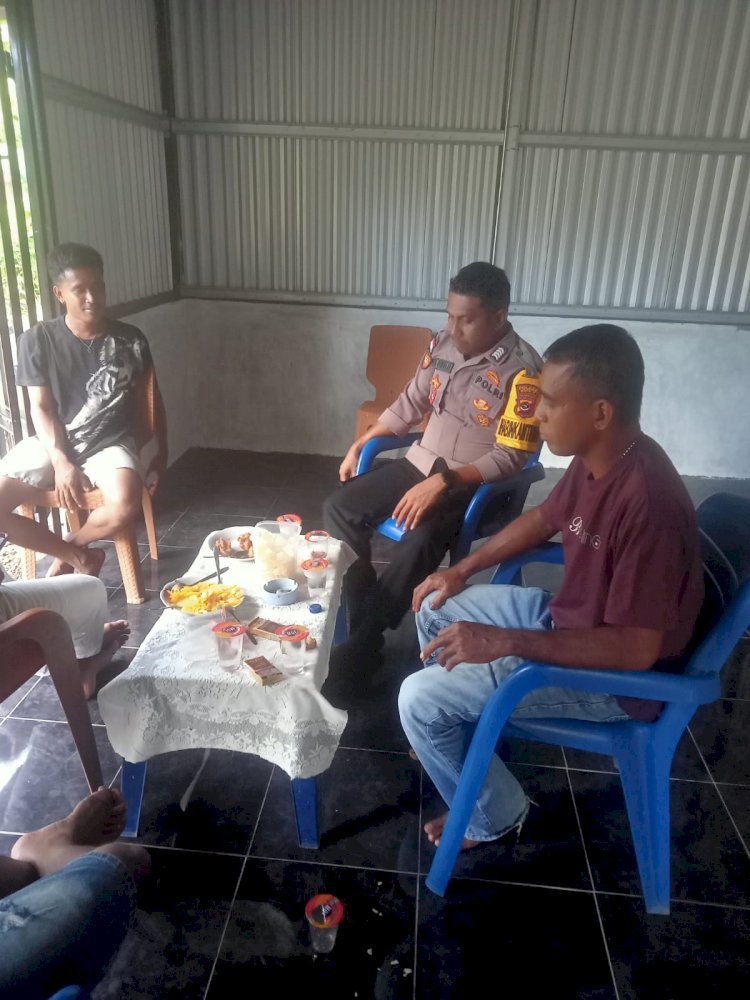 BHABINKAMTIBMAS POLSEK NITA LAKSANAKAN PATROLI DAN SAMBANG WARGA