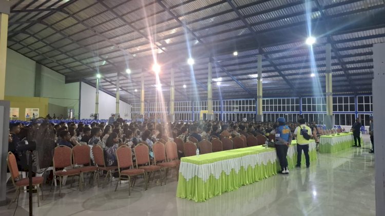 Kegiatan peserta seleksi Casis Bintara Polri TA. 2025 asal pengiriman Pabandrim Polres Sikka