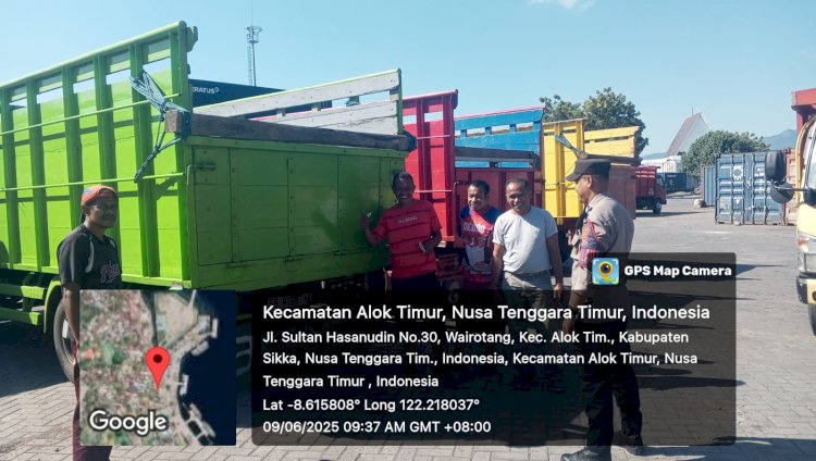 KEGIATAN PATROLI RUTIN OLEH PIKET POSPAM KPPP LAUT POLSEK ALOK POLRES SIKKA.