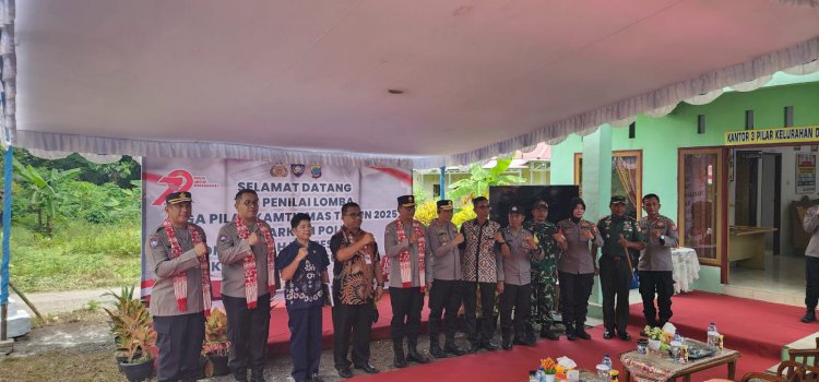 Kunjungi Posko Tiga Pilar di Bitung, Tim Penilai Pusat Apresiasi Kesiapan dan Validitas Data