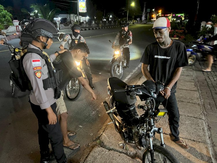 Patroli Presisi Sat Samapta Polres Sikka, Wujud Nyata Hadirnya Polisi di Tengah Masyarakat
