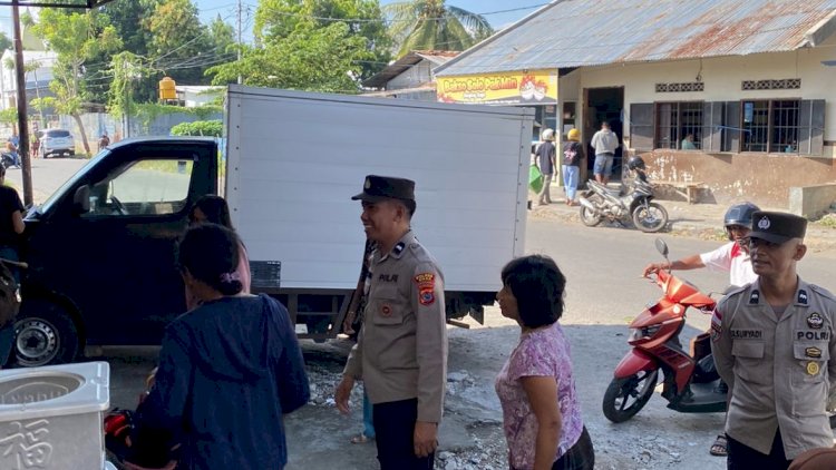 Polres Sikka Gencarkan Himbauan Kamtibmas, Warga Antusias dan Apresiatif