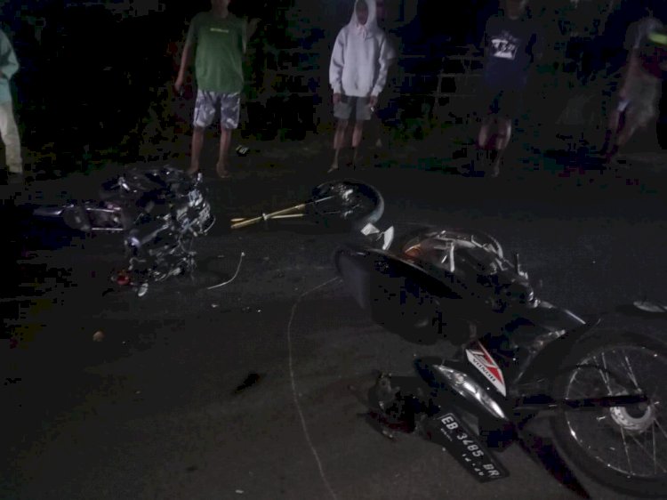 Remaja Diduga Mabuk Tabrak Pemotor di Nelle, Satu Orang Luka Berat Dilarikan ke RS