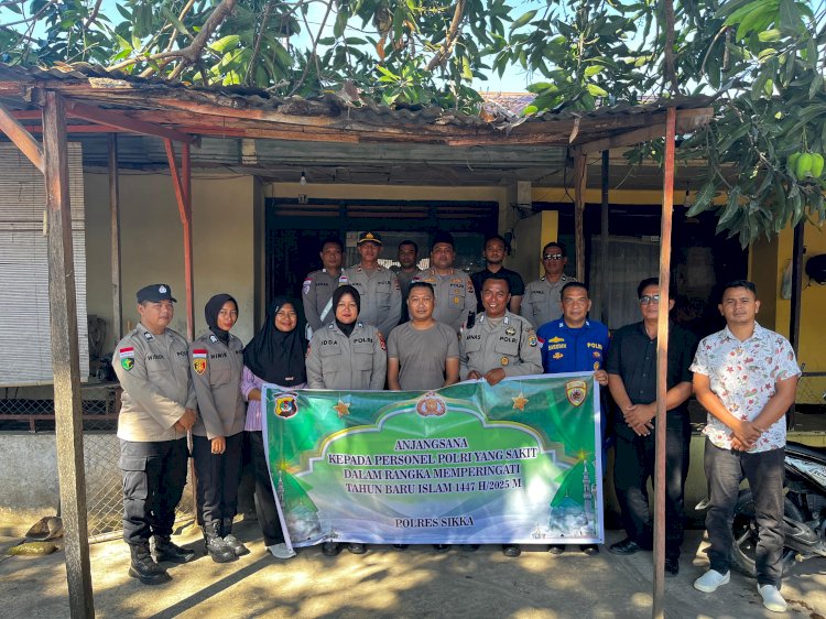Polres Sikka Peringati Tahun Baru Islam 1447 H dengan Ceramah, Doa Bersama, dan Aksi Sosial