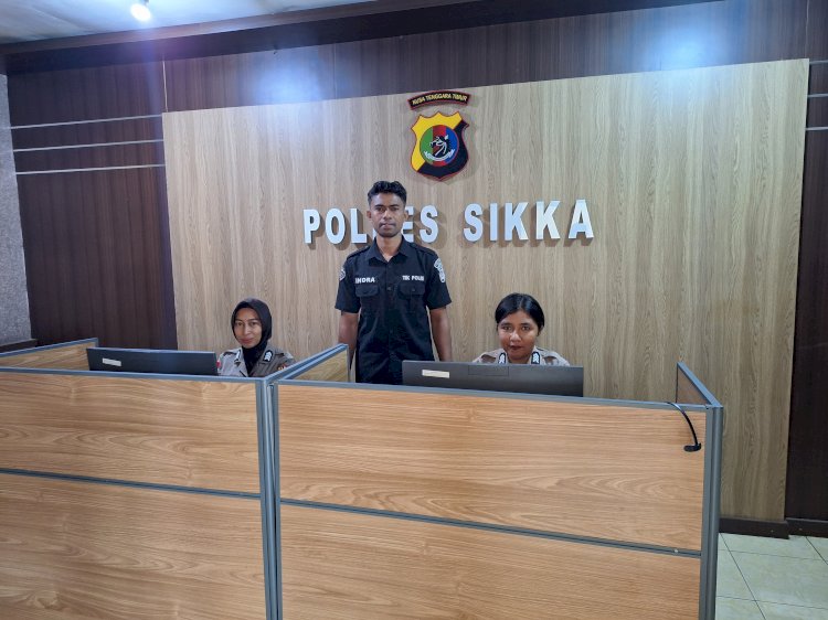 Wujud Nyata Polri untuk Masyarakat : Polres Sikka Siaga Melayani Lewat Call Centre 110