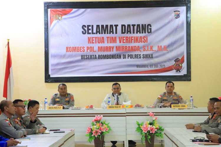 Tim Polda NTT Lakukan Verifikasi Jelang Sertijab Kapolres Sikka