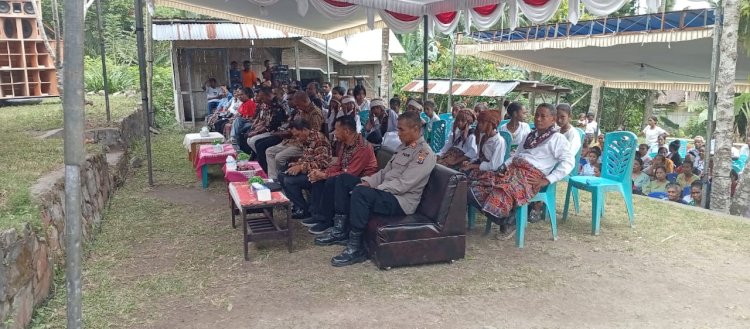 POLRI UNTUK MASYARAKAT: PERAYAAN SYUKUR PERALIHAN STATUS SDK 049 PUHO, MENJADI SDN PUHO