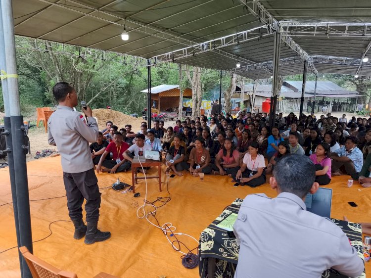 POLRI UNTUK MASYARAKAT:KASAT BINMAS POLRES SIKKA LAKSANAKAN KEGIATAN HIMBAUAN / PENYULUHAN KAMTIBMAS