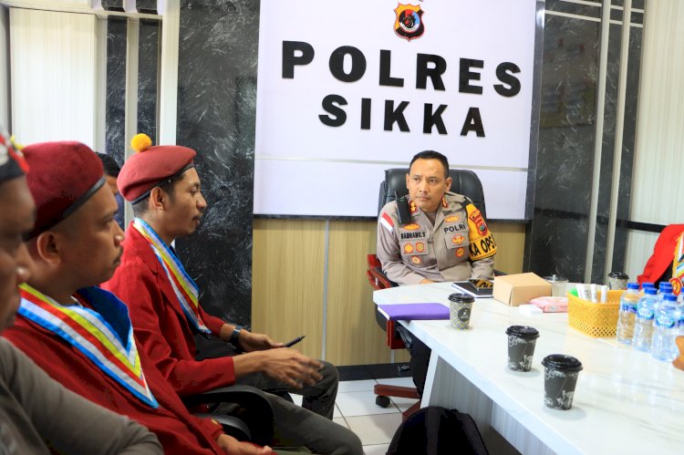 Kapolres Sikka Terima Audiensi PMKRI Maumere, Bahas Penarikan Kendaraan Tanpa Prosedur dan Praktik Debt Collector Ilegal