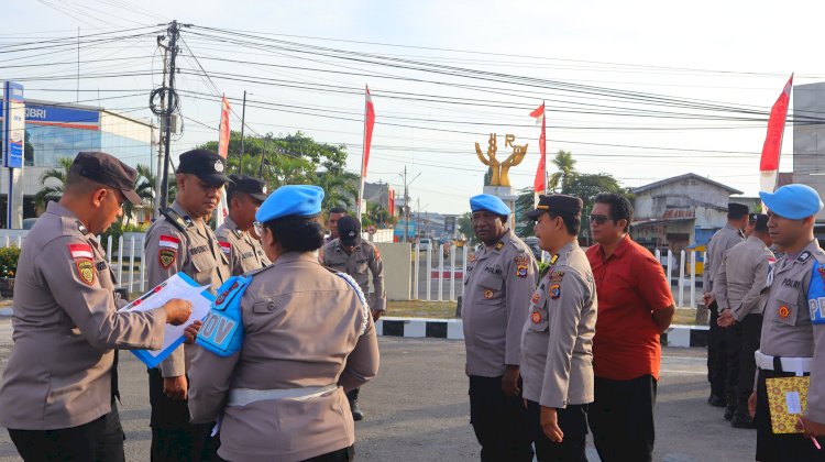 Polres Sikka Gelar Apel Fungsi: Komitmen Penegakan Disiplin dan Profesionalisme Personel