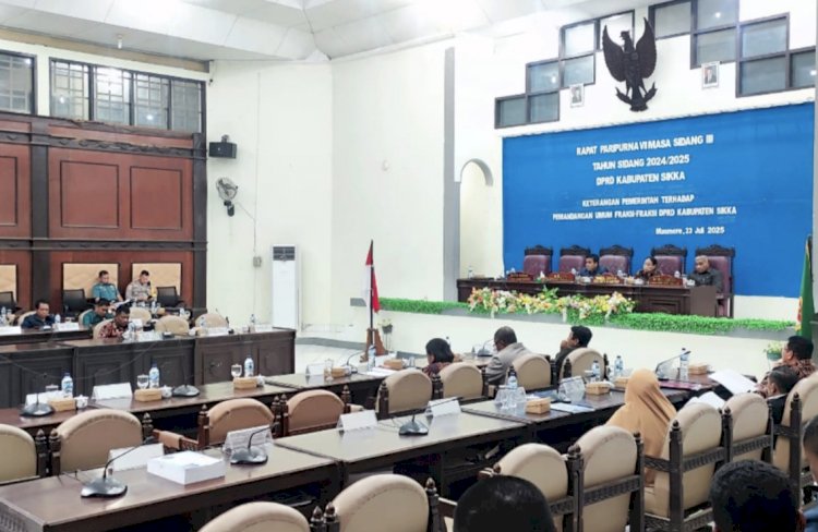Polres Sikka Dukung Stabilitas dalam Rapat Paripurna DPRD Terkait Keterangan Pemerintah