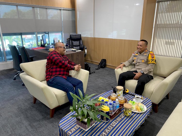 Kapolres Sikka Bersilaturahmi Dengan Pimpinan BRI Cabang Maumere, Pererat Sinergi Dan Kolaborasi