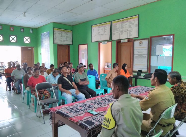 Bhabinkamtibmas Polsek Alok Laksanakan Rapat Koordinasi Tingkat Kelurahan Wiliti,Kec.Alok Barat, Kab.Sikka