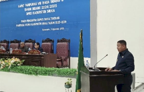 Rapat Paripurna DPRD Sikka: Bupati Sampaikan Pidato Pengantar Ranperda RPJMD 2025–2029, Usung Visi