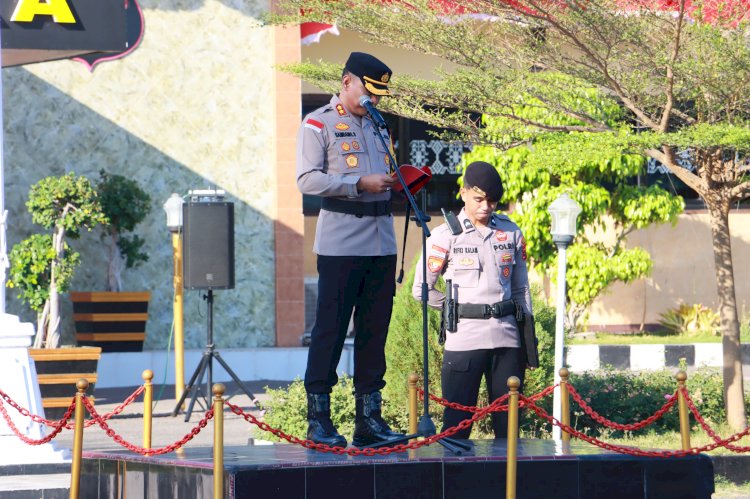 Dua Personel Polres Sikka Di-PTDH Secara In Absentia, Kapolres: “Jaga Marwah dan Integritas Institusi”